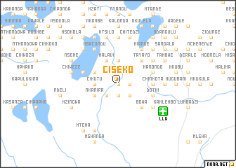 map of Ciseko
