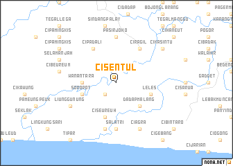 map of Cisentul