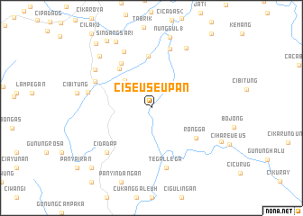 map of Ciseuseupan