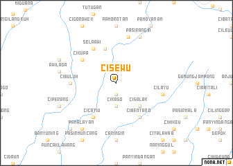 map of Cisewu