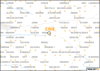 map of Cisie