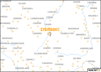 map of Cisinduk 2