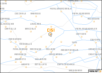 map of Cisi