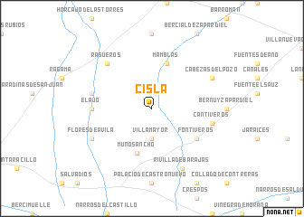 map of Cisla