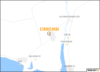 map of Cişmichioi