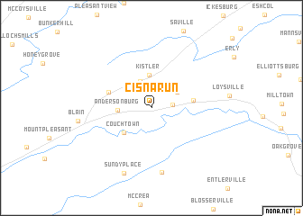 map of Cisna Run