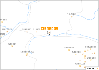 map of Cisneros