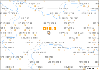 map of Cisowa