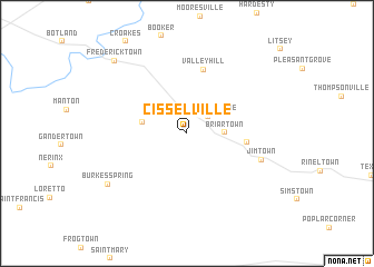 map of Cisselville