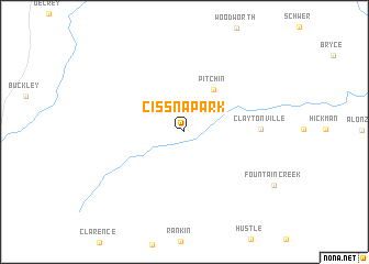 map of Cissna Park