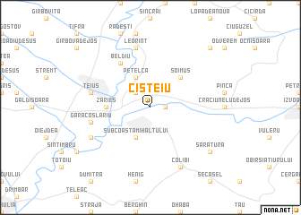 map of Cisteiu