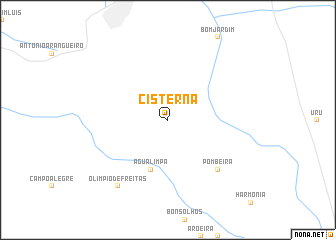 map of Cisterna