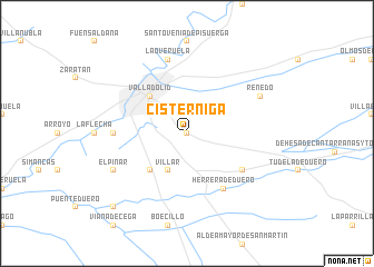 map of Cistérniga