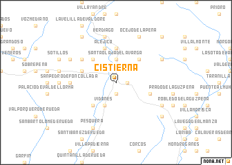 map of Cistierna
