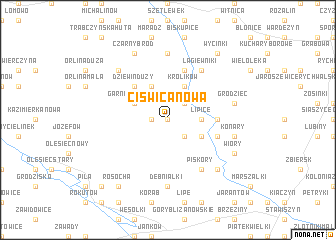 map of Ciświca Nowa