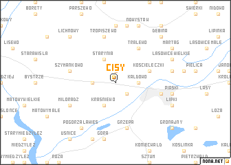 map of Cisy