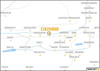 map of Ciszkowo