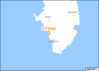 map of Citadei