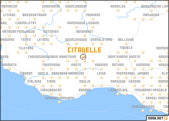 map of Citadelle