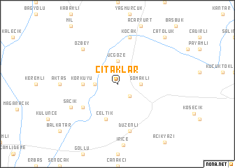 map of Çıtaklar