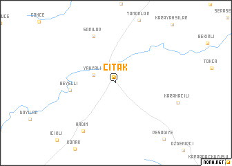 map of Çıtak