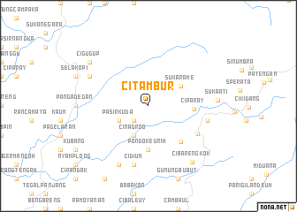 map of Citambur