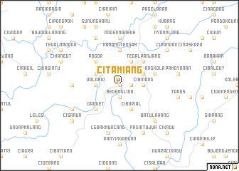 map of Citamiang