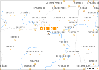 map of Citampian