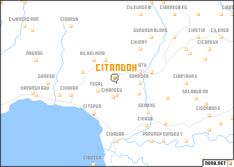 map of Citandoh