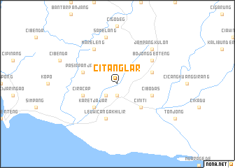 map of Citanglar