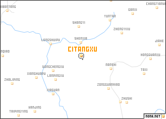 map of Citangxu