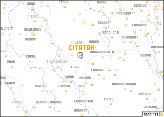 map of Citatah