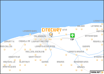 map of Cité Civry