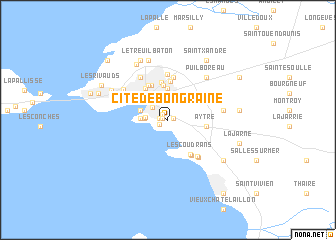 map of Cité de Bongraine