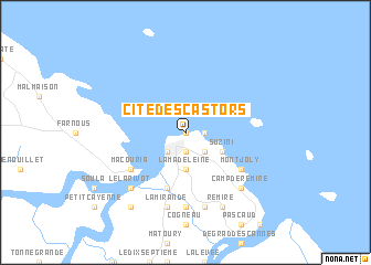 map of Cité des Castors