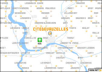 map of Cité de Vauzelles
