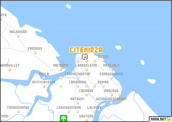 map of Cité Mirza