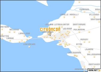 map of Cité Oncor