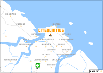 map of Cité Quintius