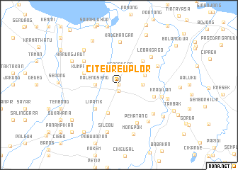 map of Citeureup-lor