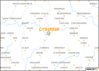 map of Citeureup