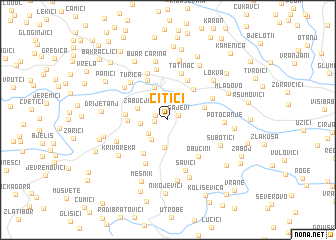 map of Citići