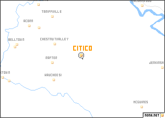 map of Citico