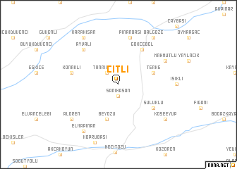 map of Çitli