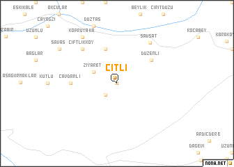 map of Çitli