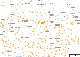 map of Čitluk