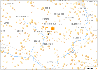 map of Čitluk