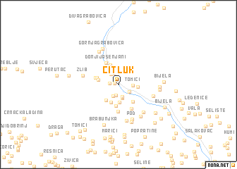 map of Čitluk