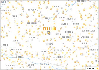 map of Čitluk