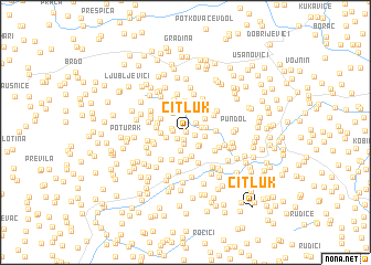 map of Čitluk